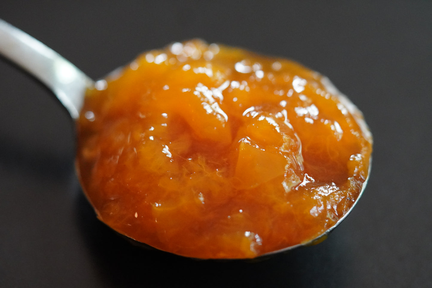 Apricot Brandy on a spoon